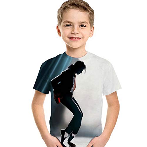 Lgandpg Boys Girls Fashion 3D T-Shirt Kids Print Summer Short Sleeve Tee Shirt Tops