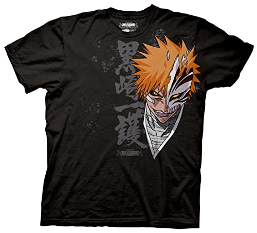 Ripple Junction Bleach Ichigo Closeup Adult T-Shirt Small Black