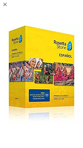 Rosetta Stone Spanish (Latin America) Espanol Version 4 Level 1-5 Set Latest Version