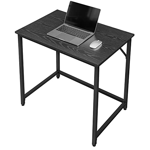 VASAGLE 31.5-Inch Computer Desk, Home Office Small Study Workstation, Simple Assembly, Steel Frame, Wood Grain