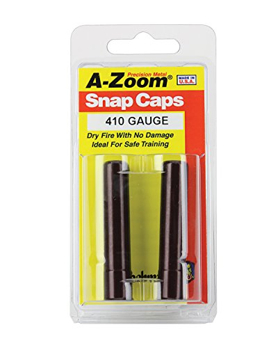 A-Zoom Shotgun Metal Snap Caps 410 Gauge, Per 2, Red