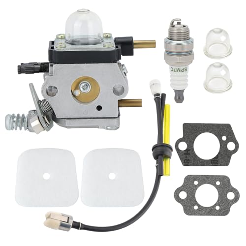 Hipa C1U-K54A Carburetor for Mantis Tiller 7225 7222M 7222 7222E 7230 7920 2-Cycle Cultivator Echo HC1500 HC-1500 TC-210 TC210 Tiller