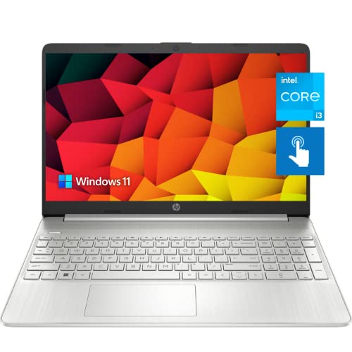 HP Newest Pavilion 15.6' HD Touchscreen Anti-Glare Laptop, 16GB RAM, 256GB SSD Storage, Intel Core Processor up to 4.1GHz, Up to 11 Hours Long Battery Life, Type-C, HDMI, Windows 11 Home, Silver