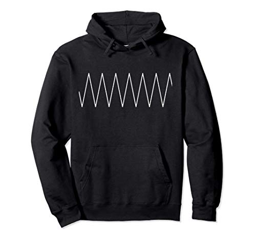Triangle Waveform Digital Oscilloscope Electrical Signal Pullover Hoodie