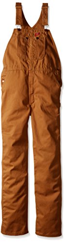 Dickies Big Boys' Duck Bib Overall, Brown Duck, Medium (10/12)