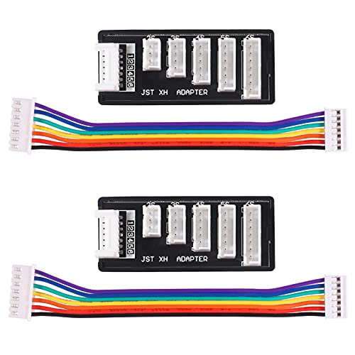 D-FLIFE 2pcs RC Product JST-XH-2-6S Lipo Battery Charge Balance Board, JST XH Board Balance Expansion Charger Adapter gor RC 6S LiPo Battery Charge