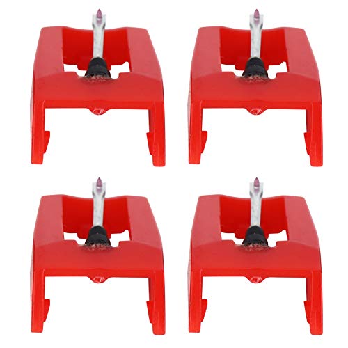 PHONO STYLUS ELECTRIC RECORD PLAYER NEEDLE 4PCS REPLACEMENT FOR MUSIC LOVERS