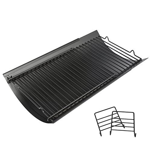 Uniflasy 23.62' to 35.43' Adjustable Ash Pan/Drip Pan fit Char-griller 1224 1324 2121 2222 2123 E1224 Charcoal Grills,Oklahoma Joe’s Charcoal Grills,Royal Gourmet Charcoal Grill CC1830F