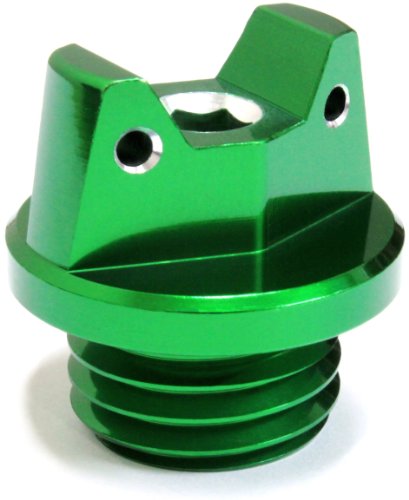 MotoSculpt Oil Fill Cap Plug (GREEN) for Kawasaki KX60 KX65 KX80 KX85 KX100 KX112