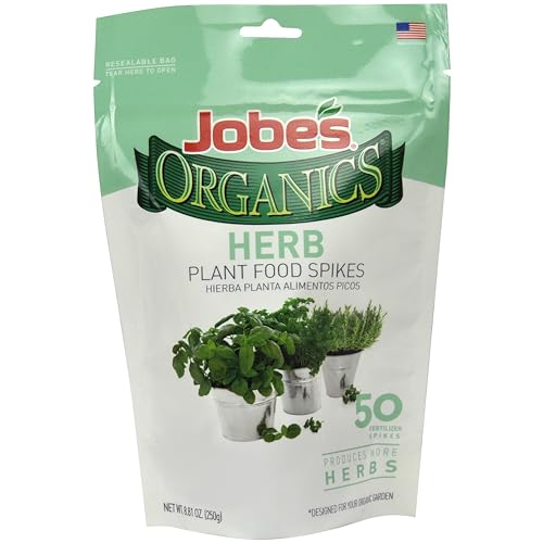 Jobe's 06127 Herb Fertilizer, 50 Spikes, Tan