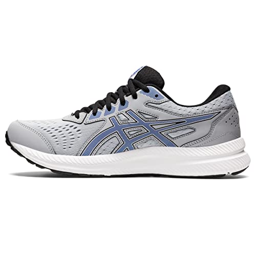 ASICS Men's Gel-Contend 8 Running Shoes, 9.5, Piedmont Grey/ASICS Blue