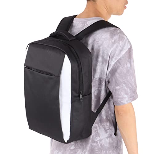 Gaming Console Backpack for PS5, Nylon Fabric Shockproof Waterproof Travel Carrying Case, Headset and Game Accessories