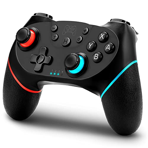 NENOTOH Switch Controller，Pro Controller for Switch/Switch Lite/Switch OLED, Switch Remote Controller Gamepad Joystick, Adjustable Turbo and Dual Vibration，Ergonomic Non-Slip