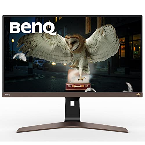 BenQ EW2880U Premium Monitor 28' 4K UHD w/ Remote Control | IPS | HDRi | P3 Color | Eye-Care Tech | Anti-Glare | Height, Swivel & Tilt Screen | 2 x 3w Speakers | DisplayPort | HDMI | USB-C (60W),Black