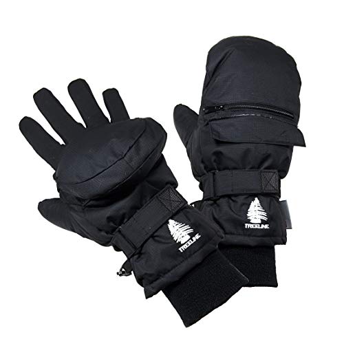SnowStoppers eMitt - Extra Warm, Multi-purpose Flip-top Mitten/Glove from Treeline