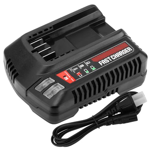 V20 CMCB104 Fast Battery Charger Replacement for Craftsman 20v Charger Compatible with Craftsman V20 Lithium Battery CMCB201 CMCB202 CMCB204 CMCB205 CMCB206 CMCB209