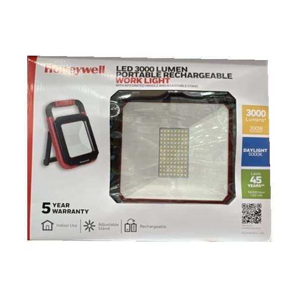 Honeywell LED 3000 Lumen Portable Rechargeable Work Light