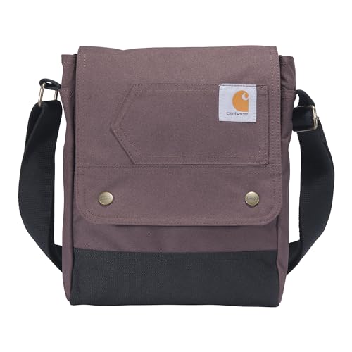 Carhartt Women's, Durable, Adjustable Crossbody Bag with Flap Over Snap Closure, Wine
