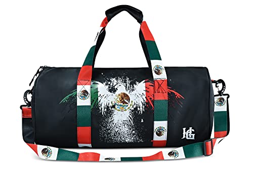 Homiegear Waterproof Duffle Bag - Wide Opening, Ergonomic Handles | Suitable for Gym, Boating, Camping | Travel Duffle Bag for Men & Women (Mexico)