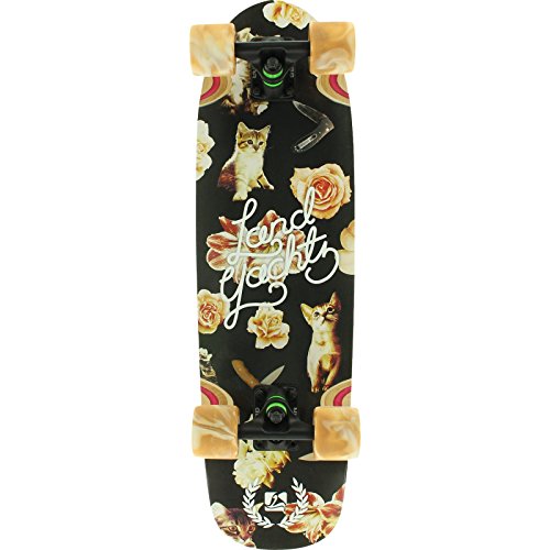 Landyachtz Dinghy Cat Pattern 8x28.5 Complete Skateboard Cruiser -New 2015-