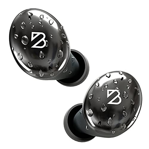 Tempo 30 Wireless Earbuds for Small Ears Women and Men, Black Bluetooth Earbuds for Small Ear Canals, Loud Bass Ear Buds Wireless Bluetooth Earbuds for iPhone, Android Earbuds