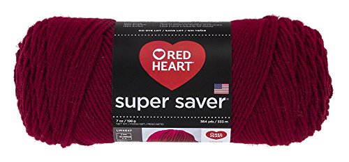 RED HEART Super Saver Yarn, Burgundy