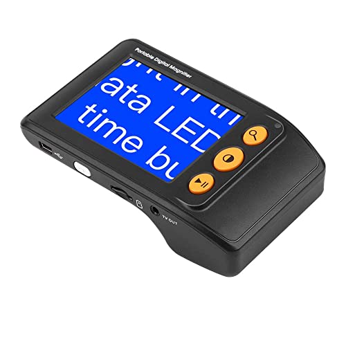 Eyoyo Portable Digital Video Magnifier Electronic Reading Aid 3.5 Inch LCD Screen for Low Vision 2x-25x Zoom Foldable Handle