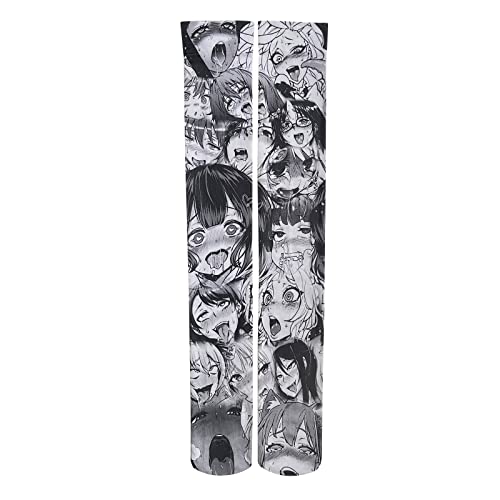 My Sky Knee High Socks 3D Print Long Stockings Cosplay Tight High Socks (2)