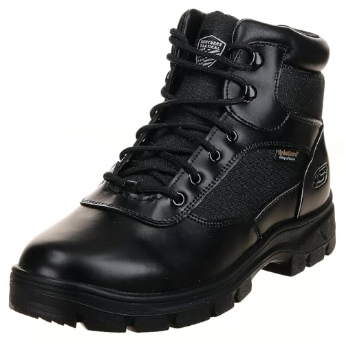 Skechers mens Wascana - Benen Wp Military and Tactical Boot, Black, 11 US
