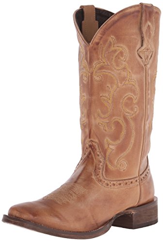 Roper Womens Lindsey Boot, Tan, 8
