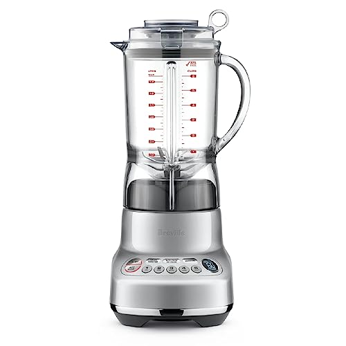 Breville Fresh and Furious Blender, Silver, BBL620SIL, 17.2' x 8.05' x 6.9'