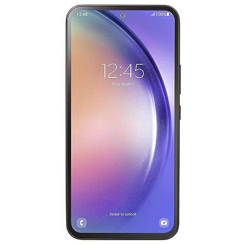 TracFone Samsung Galaxy A54 5G, 128GB, Black – Prepaid Smartphone (Locked)