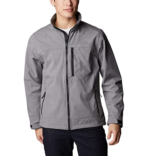 Columbia Men's Cruiser Valley Softshell Jacket, City Grey/Black, XX-Large