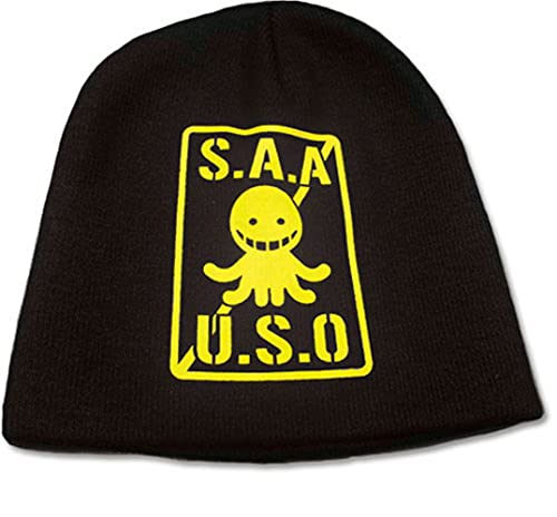Great Eastern Entertainment Assassination Classroom S.A.A.U.S.O. Logo Headwear, Yellow