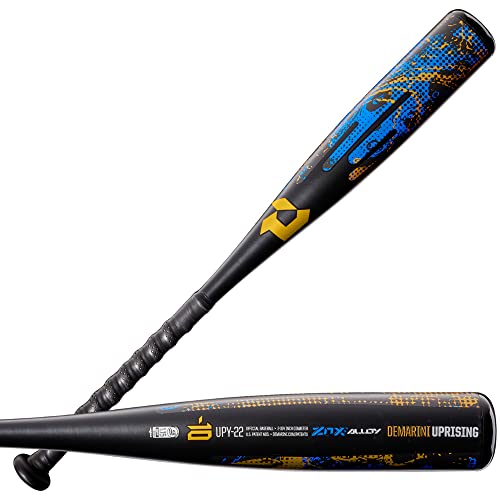 DeMarini 2022 Uprising Junior Big Barrel (-10) USSSA Youth Baseball Bat - 28'/18 oz