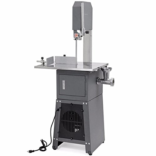 Stark USA 2-in-1 Commercial Butcher Band Saw and Sausage Stuffer 550w Machine Slicer Meat Bone Sausage Carne