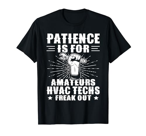 Hvac Technician Cooling Professional Mens Hvac Tech T-Shirt