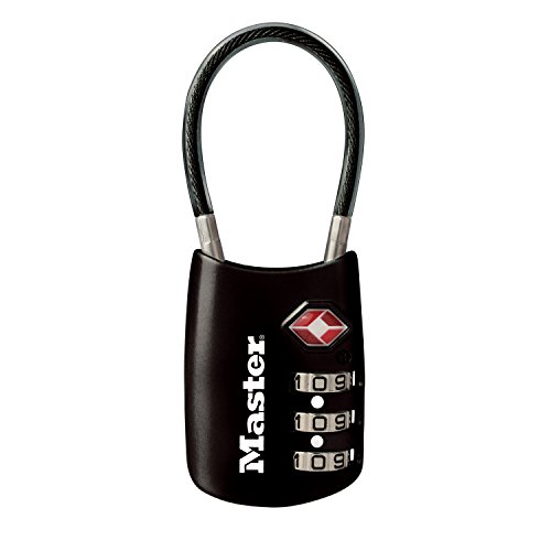 Master Lock TSA Set Your Own Combination Luggage Lock, TSA Approved Lock with Code for Luggage, Bags, Suitcase, and Backpacks, (Color May Vary), ‎4688D