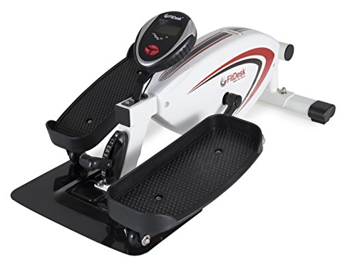 FitDesk Under Desk Elliptical Trainer - Elliptical Bike Pedal Machine for Home Use or Office