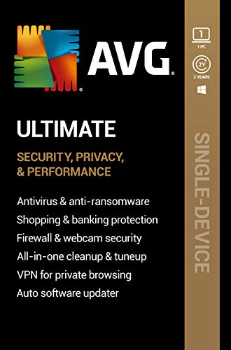 AVG Ultimate 2022 | Antivirus+Cleaner+VPN | 1 PC, 2 Years [Download]