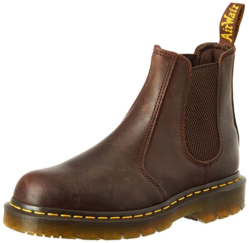 Dr. Martens, Unisex 2976 Slip Resistant Service Boots, Full-Grain Industrial Leather, Gaucho, 5