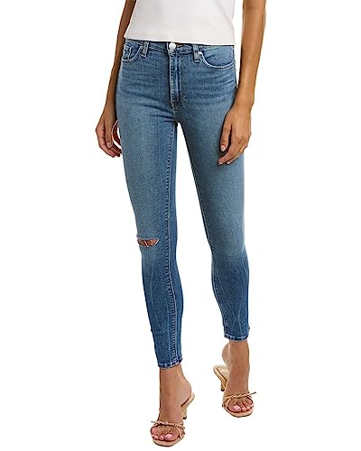 Hudson Jeans Women's Barbara High-Rise Super Skinny Ankle, Gravity, 26