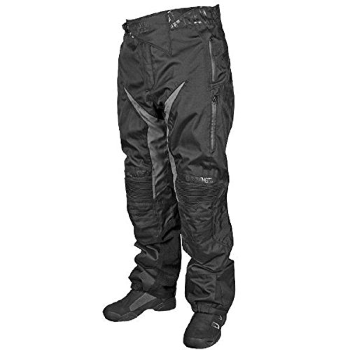 Speed and Strength Urge Overkill Men's Motorcycle Textile Pants (Black/Charcoal, Small)