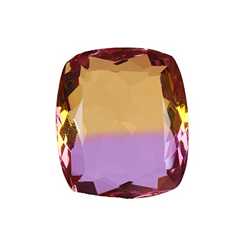 REAL-GEMS Multi Color Ametrine 93.00 Ct Cushion Shaped Assurance
