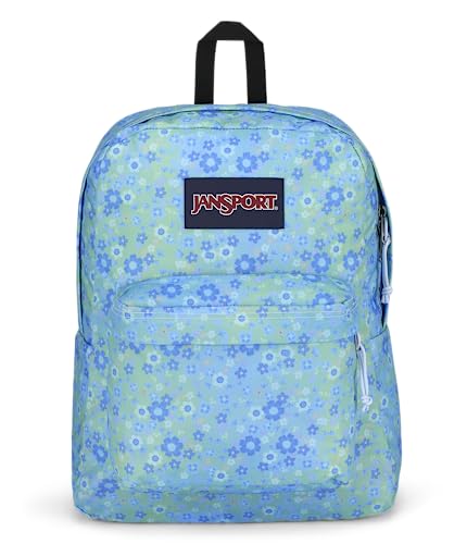 JanSport SuperBreak One Backpacks - Durable, Lightweight Bookbag with 1 Main Compartment, Front Utility Pocket with Built-in Organizer - Premium Backpack, Baby Blossom Blue