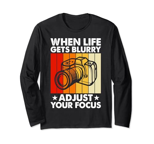 Photographer Wildlife-Nature-Photographer funny Quote Camera Long Sleeve T-Shirt