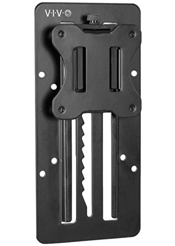 VIVO Height Adjustable VESA Adapter for Single 13 to 27 inch Monitor, Accessory Bracket Kit for Individual Screen, Black, Stand-VAD3