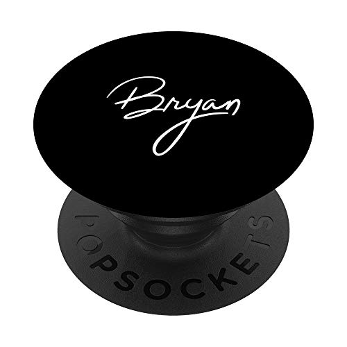 Bryan Name White on Black - Bryan