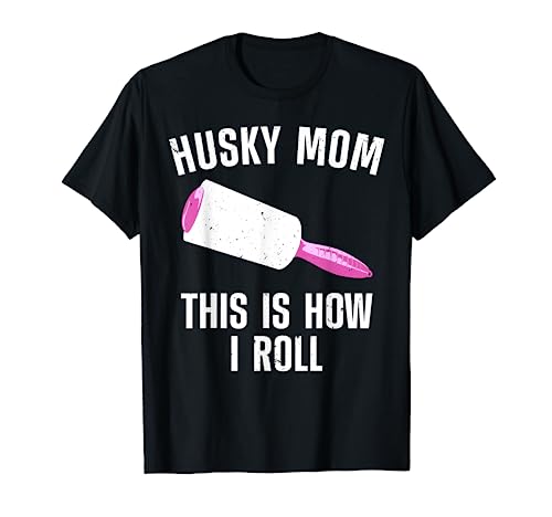Best Husky Mom For Women Girls Alaskan Siberian Huskies Dog T-Shirt