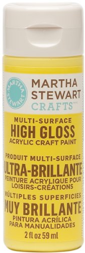 Martha Stewart Crafts Martha Stewart Multi-Surface High Gloss Craft Chamomile, 2 oz Paint